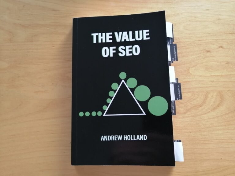 Value of SEO Buch von Andrew Holland